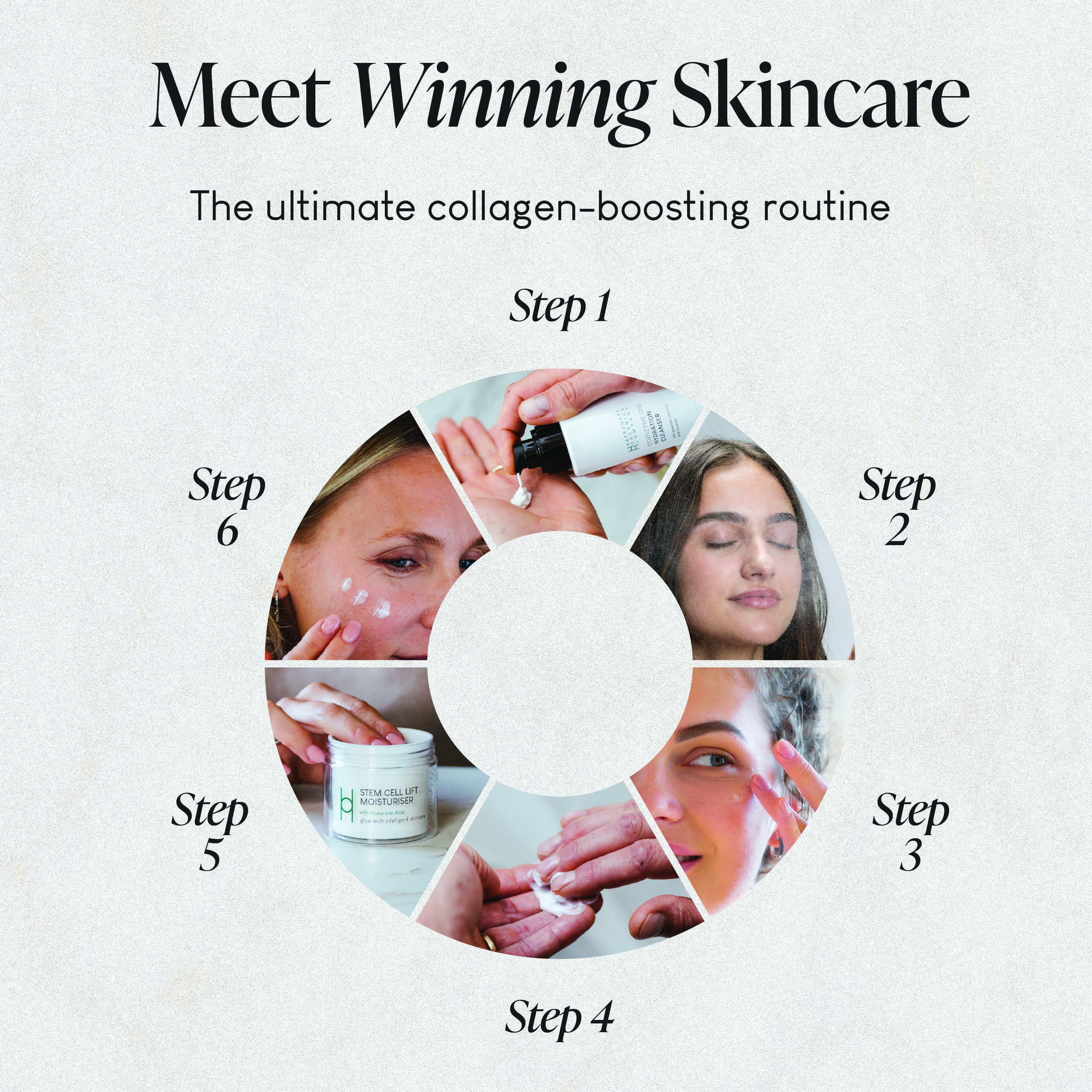Meet the 6 Step Winning Skincare Routine from Harrogate Organics